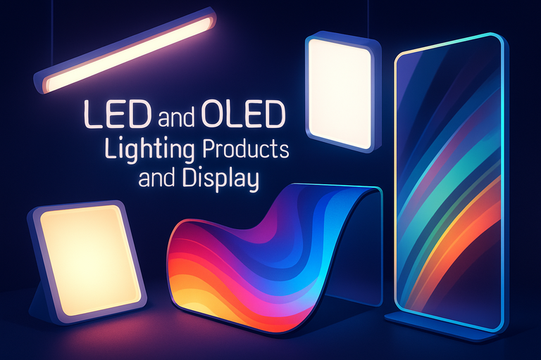 LED and OLED Lighting Products & Display Market