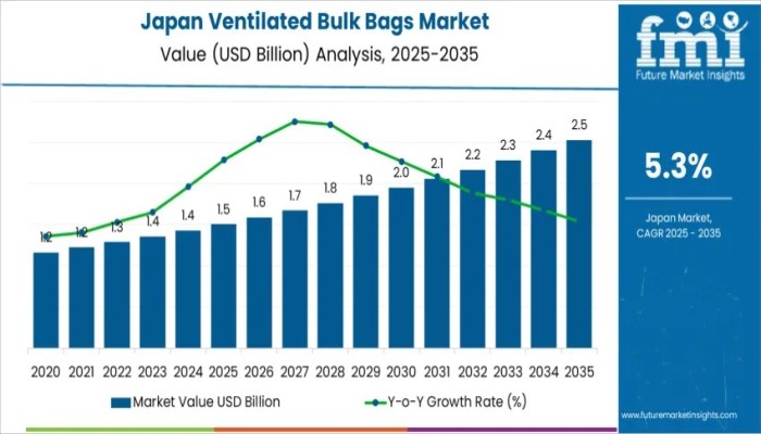 Demand for Ventilated Bulk Bags in Japan