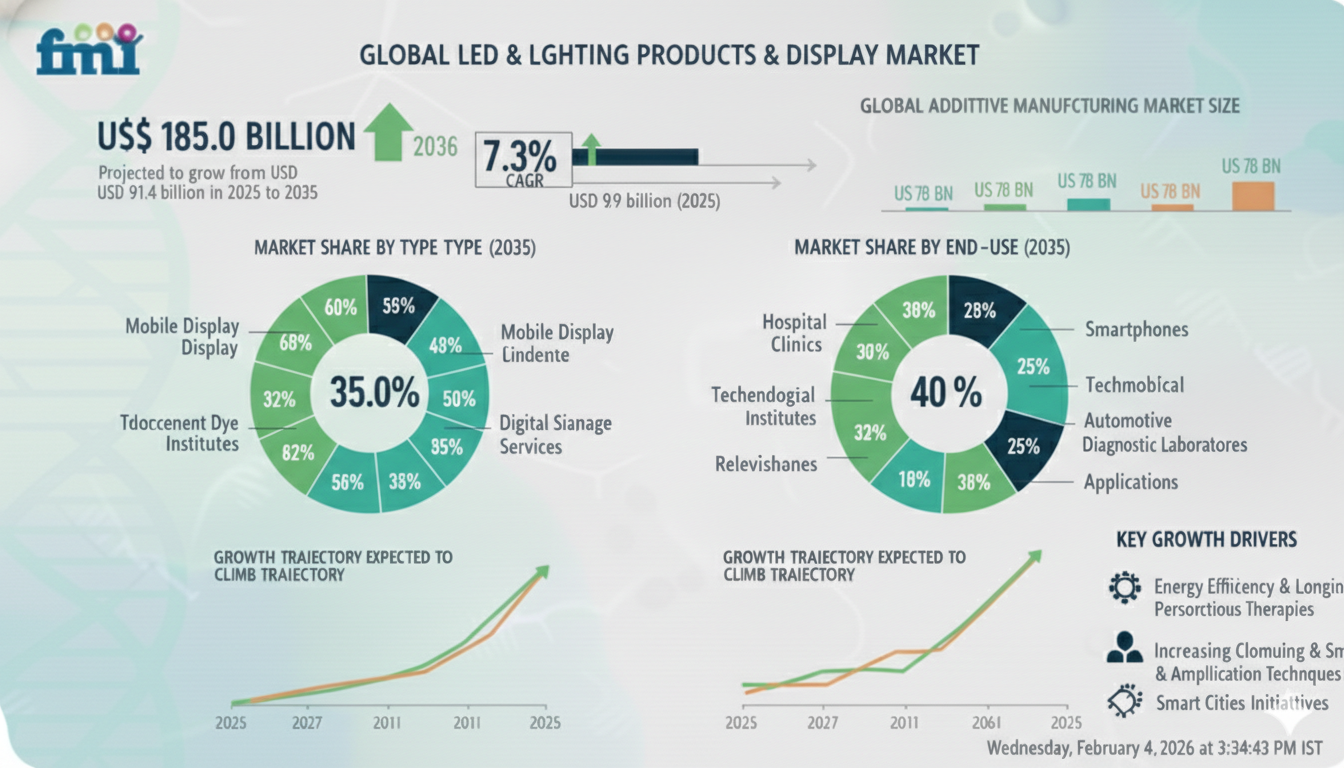 LED and OLED Lighting Products and Display Market