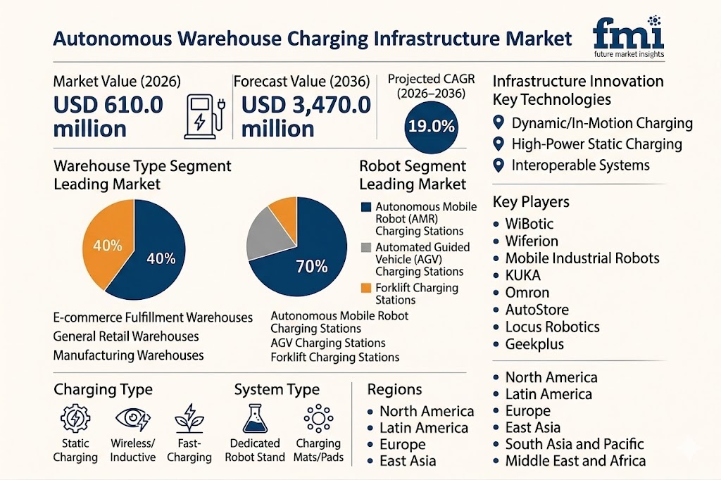 Autonomous Warehouse Charging Infrastructure Market