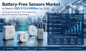 Battery-Free Sensors Market to Reach USD 512.8 Million by 2035 as Energy-Harvesting Technologies Transform IoT Ecosystems and Smart Infrastructure