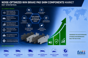 Noise-Optimized NVH Brake Pad Shim Components Market to Reach USD 707.0 Million by 2036 as EV Adoption and Brake Comfort Expectations Drive Demand for Quiet Braking Solutions