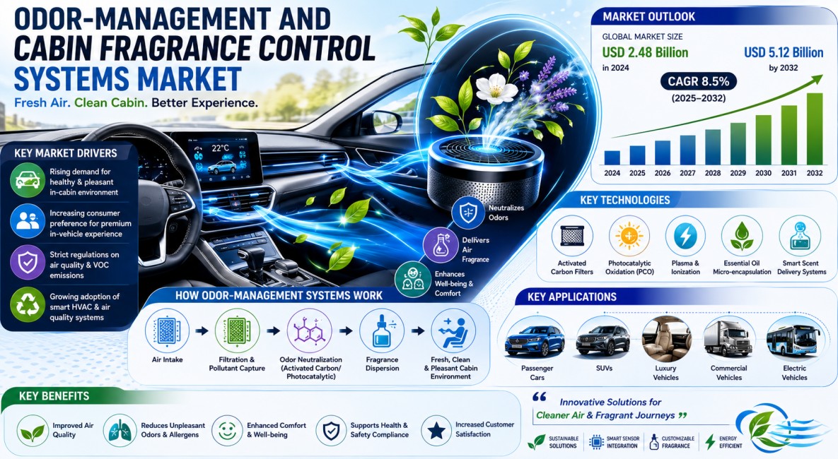 Odor-Management and Cabin Fragrance Control Systems Market