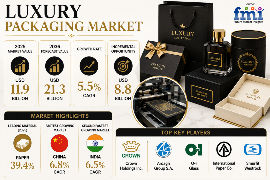 Luxury Packaging Market: Evolves Through Premium Design, Convenience, and Sustainability