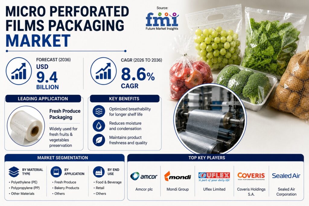 Micro Perforated Films Packaging Market Size, Market Forecast and Outlook By FMI