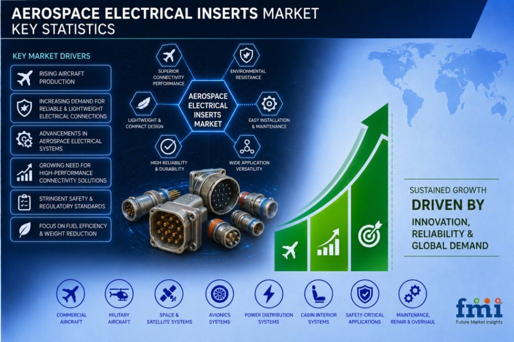 Aerospace Electrical Inserts Market Accelerates as Connected Galleys and Cabin Modernization Redefine In-Flight Service