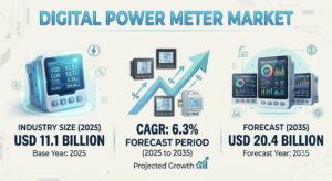 Digital Power Meter Market to Surpass USD 20.4 Billion by 2035 as Smart Grid Adoption Accelerates Worldwide