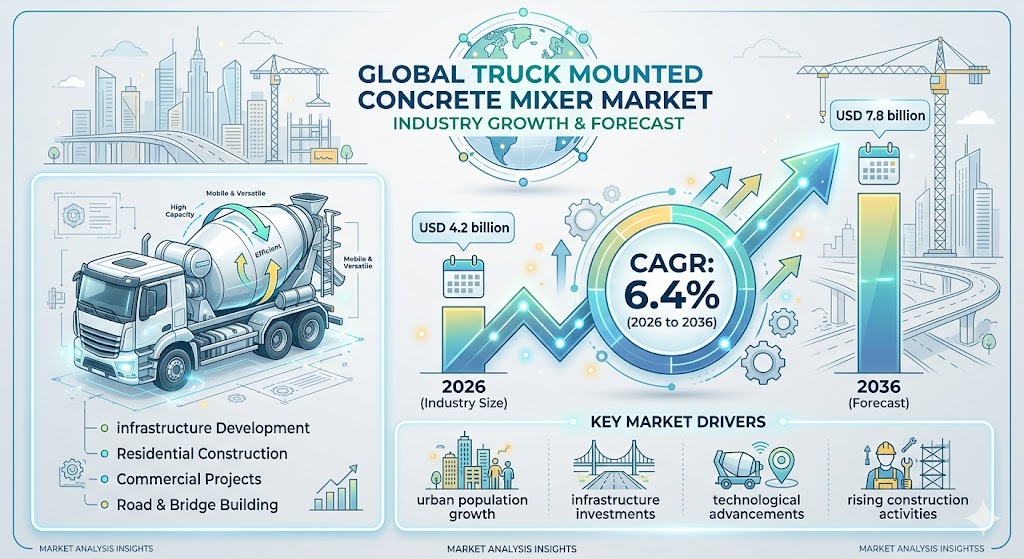 Truck Mounted Concrete Mixer Market