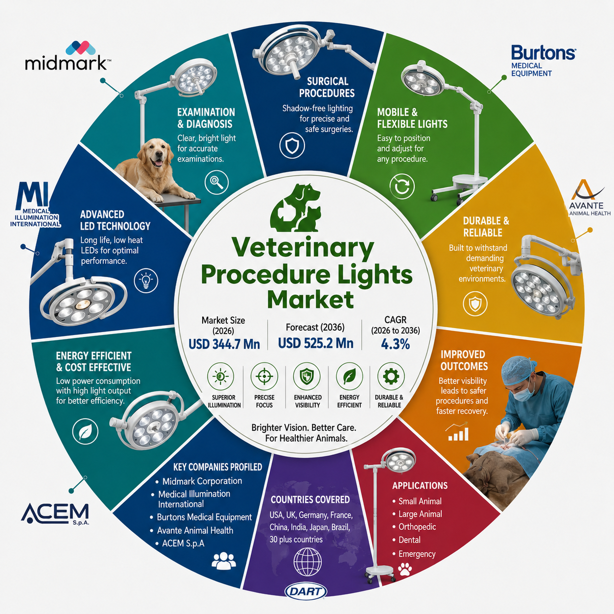 Veterinary Procedure Lights Market