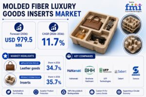 Molded Fiber Luxury Goods Inserts Market to Reach USD 979.5 Million | Growth Trends and Forecast (2026–2036)