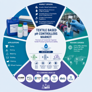 Textile Based pH Controllers Market to Reach USD 2.50 Billion by 2036 as Compliance Pressure and Smart Wet Processing Drive Precision pH Management