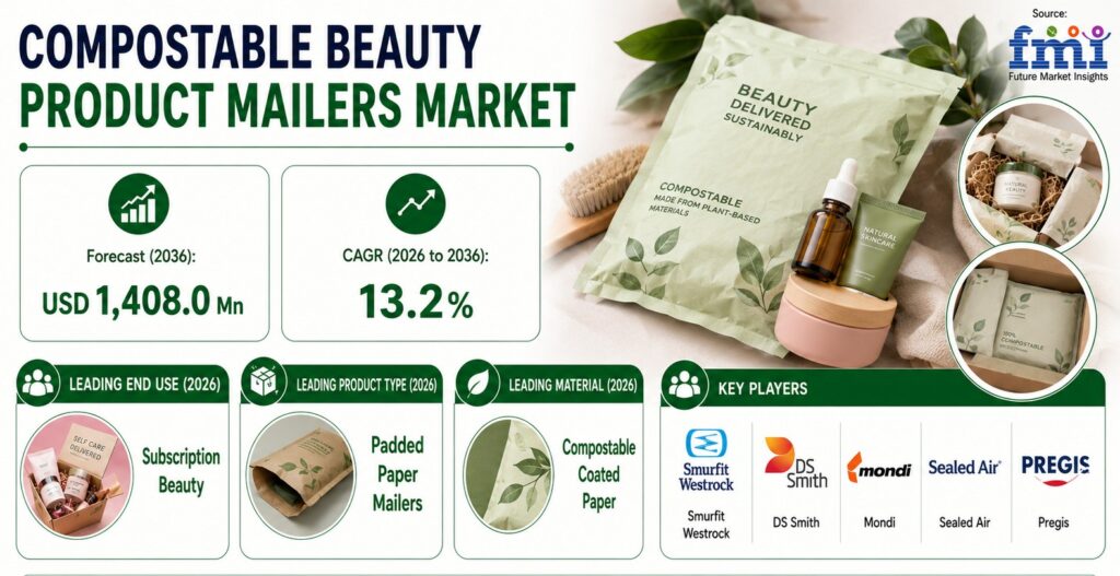 Compostable Beauty Product Mailers Market as Sustainable E-commerce Packaging Gains Momentum