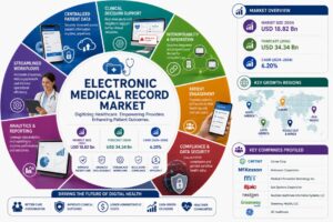 North America Electronic Medical Record Market Highlights Oracle Health Amid Global EMR Market Growth to USD 34.34 Billion by 2034
