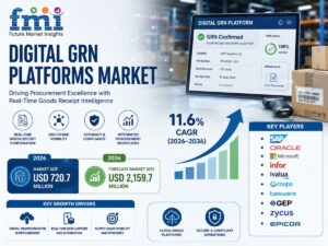Digital GRN Platforms Market Size to Reach USD 2,159.7 Million by 2036 as Warehouse Digitalization, ERP Integration, and Automated Receiving Workflows Accelerate, Says FMI