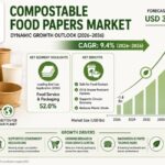 Compostable Food Papers Market USD 3.4 billion by 2036 at a 9.4% CAGR | Future Market Insights