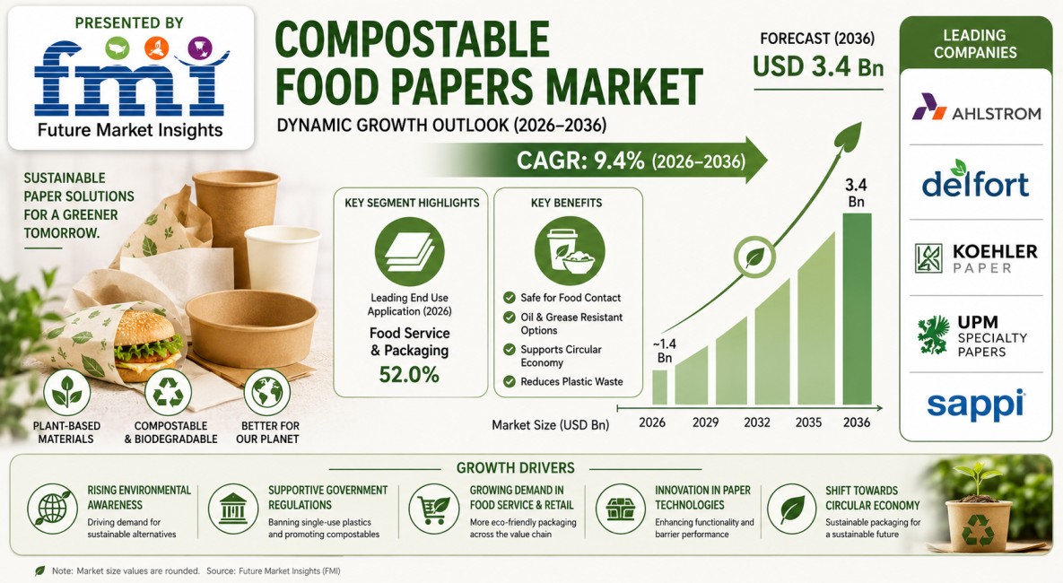 Compostable Food Papers Market
