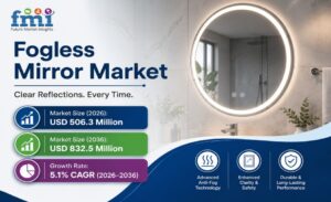 Fogless Mirror Market Set to Reach USD 832.5 Million by 2036, Expanding at 5.1% CAGR
