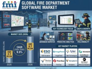 Fire Department Software Market to Reach USD 6.7 Billion by 2036 as Cloud Adoption and Digital Records Management Accelerate