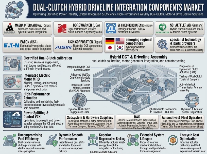 Dual-Clutch Hybrid Driveline Integration Components Market