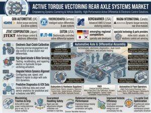 Active Torque Vectoring Rear Axle Systems Market to Reach USD 4.7 Billion by 2036