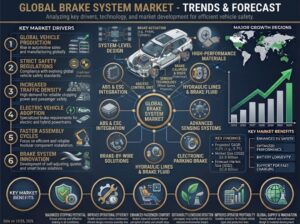 Global Brake System Market to Reach USD 45.3 Billion by 2036, Expanding at 5.1% CAGR as Disc Brakes