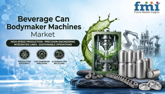 Beverage Can Bodymaker Machines Market to Reach USD 696.7 Million by 2036 at 4.5% CAGR Amid Rising Demand for Canned Beverages