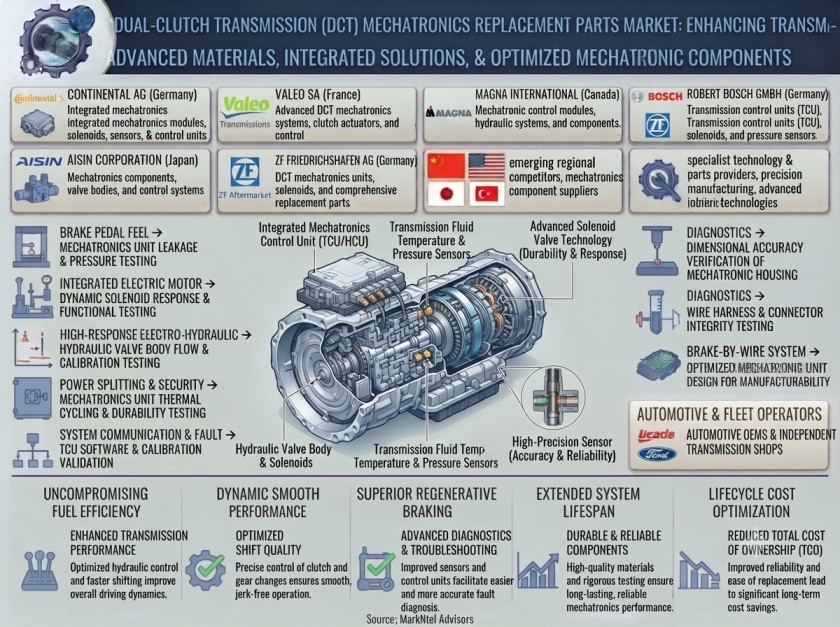 Dual-Clutch Transmission Mechatronics Replacement Parts Market