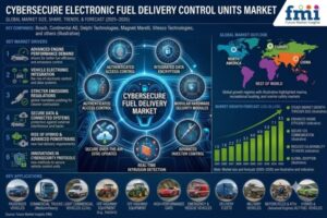 Cybersecure Electronic Fuel Delivery Control Units Market Valuation to Reach USD 2.56 Billion Globally by 2036 at 11.5% CAGR