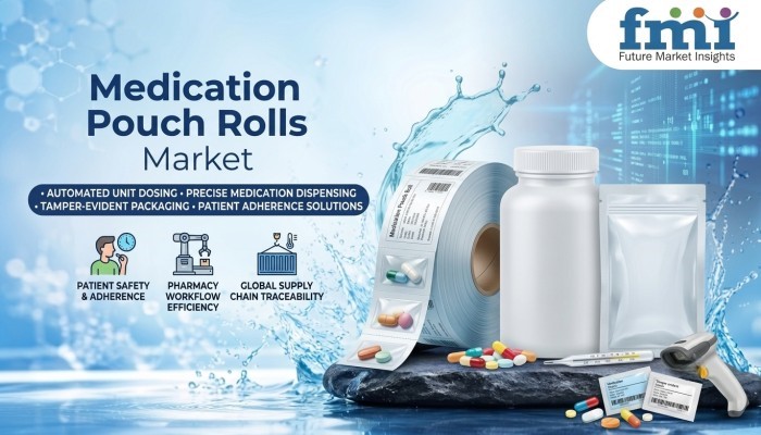 Medication Pouch Rolls Market to Reach USD 1,039.9 Million by 2036 at 5.0% CAGR; USA Leads Country Growth at 6.7%, Japan Trails at 5.2%