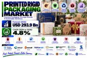 Printed Rigid Packaging Market to Reach USD 293.9 Billion by 2036 | Saudi Arabia – CAGR 5.9%, UAE – CAGR 5.5%