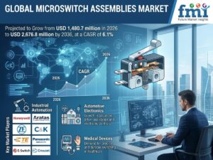 Microswitch Assemblies Market to Reach USD 2,676.8 Million by 2036, South Korea – CAGR 6.2%, Mexico – CAGR 5.8%, United States – CAGR 5.1%, Germany – CAGR 4.7%