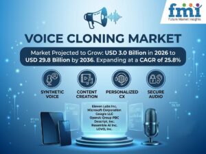 Voice Cloning Market to Reach USD 29.8 Billion by 2036, South Korea – CAGR 27.1%, USA – CAGR 25.4%, United Kingdom – CAGR 25.1%, Germany – CAGR 24.9%